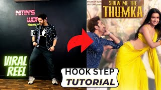 Show Me The Thumka Hookstep Tutorial| Step By Step | Ranbir|Shradha#nitinsworld #nitinbassi#tutorial