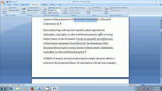 Word 2007: How to create and update Index in word