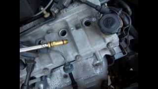 Cylinder compression test demo on 2002 Mazda Protege