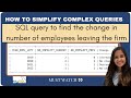 How to solve COMPLEX SQL Queries - step by step | SQL Interview queries / questions and answers