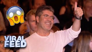 Simon Cowell Gives Golden Buzzer To OUTSTANDING Young Singer Sarah Ikumu | VIRAL FEED