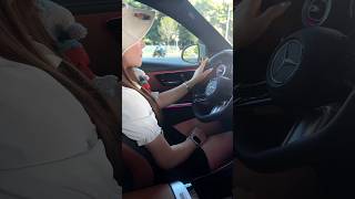 Mercedes Girl #mercedes #mercedesbenz #driving #ytshort #vlog #viral #driver