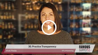 30. Practice Transparency