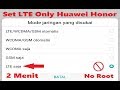 No Root Mengubah LTE Only Huawei Honor - Lock 4G Huawei Honor