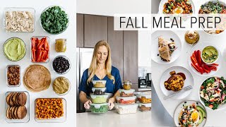 MEAL PREP for FALL | healthy recipes + PDF guide