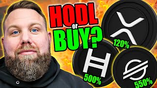 XRP: I'M CHANGING MY PRICE PREDICTION! IS IT TIME TO BUY OR HODL HBAR \u0026 XLM? LET'S TALK ABOUT IT...