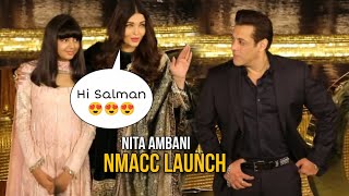 When Salman Khan Meets Aishwarya Rai Bachchan At Nita Ambani Cultural Center Launch #NMACC
