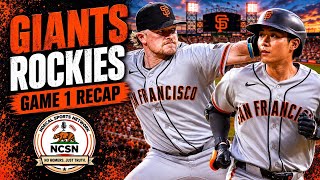 Recap of Giants vs. Rockies - Game 1