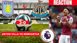 Aston Villa vs Newcastle 3-0 Live Stream Premier league Football EPL Match Commentary Highlights