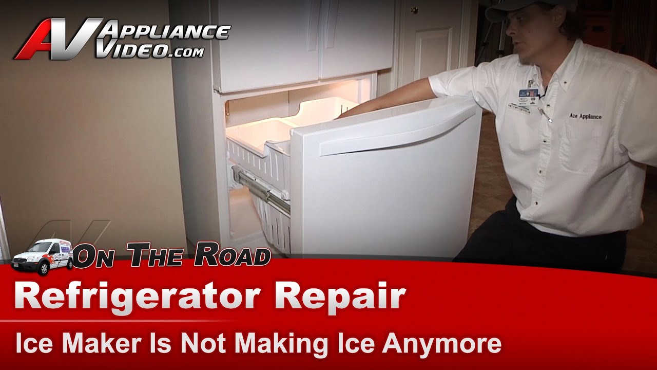 Whirlpool Refrigerator Repair - Not Making Ice - WRF560SEXW00 - YouTube