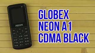 Распаковка Globex NEON A1 CDMA Black