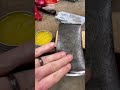 basic axe maintenance boiled linseed oil and wax axehandle axe asmrsounds stumptownaxes