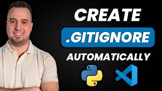 Create a .gitignore file automatically | Python + VS Code