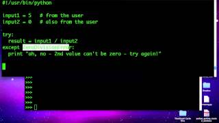 Python 06: Try / Except