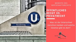 Abgrenzung öffentliches Recht und Privatrecht - Warum der Staat in zwei Rollen auftreten kann.