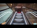 norway oslo city shopping mall 4x escalator 1x elevator