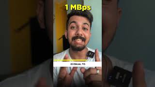 MBps vs Mbps in internet speed #shorts | Aaditya Iyengar | Lordmoneyengar