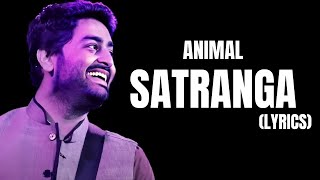 Satranga (Lyrics)| Arijit Singh| Ranbir Kapoor | Rashmika Mandanna | Animal Movie songs