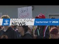 APTN National News September 17, 2024 – March for Steven Dedam, Emergency debate