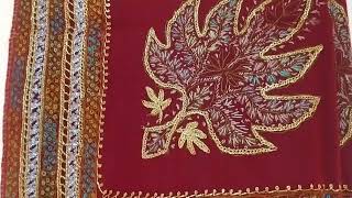 HAND TILLA AND SOZNI WORK SHAWL || KHAN ENTERPRISES