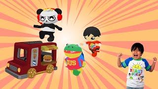 Combo Panda Food Truck Driving in Tag with Ryan All Characters Unlocked Gameplay  (Android,iOS)