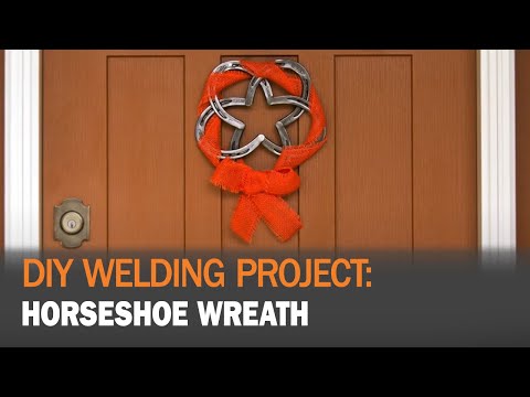 DIY Welding Project: MIG Welding a Horseshoe Wreath DIY Welding Project: MIG Welding a Horseshoe Wreath