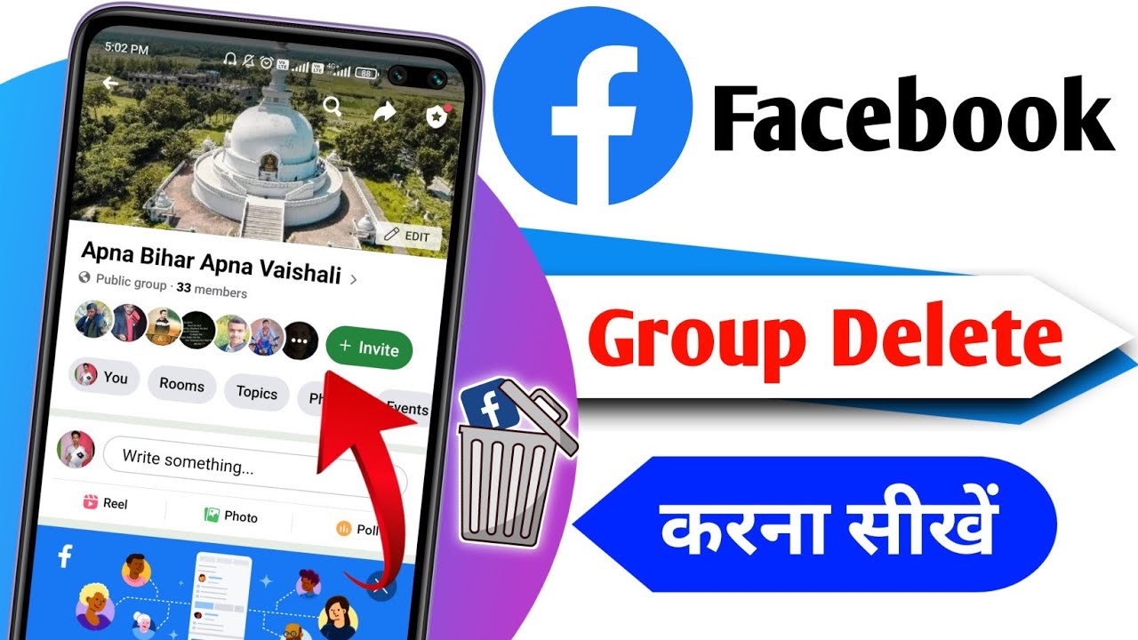 Facebook Group Delete Kaise Kare | How To Delete Facebook Group | Fb ...