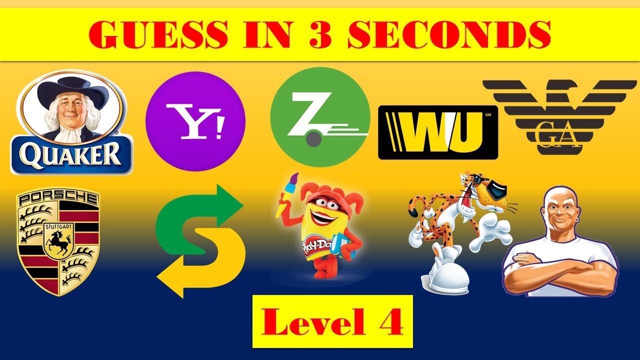 Guess The Logo In 3 Seconds Ultimate Logo Quiz Guessing Game