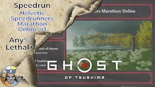 Ghost of Tsushima Speedrun for Helvetic Speedrunners Marathon - Any% Lethal+