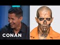 Jay Hernandez Sacrificed His Eyebrows To Play El Diablo | CONAN on TBS