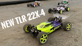 NEW TLR 22X-4 4WD Buggy on the RC Track! - Netcruzer RC