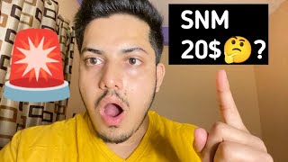 SNM COIN PREDICTION 20$ ? SNM EMERGENCY UPDATE 🚨 | SNM NEWS TODAY | SNM PREDICTION🔥