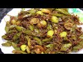 fried mirch oor karonda instant side dish recipe fried green chilli