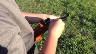 Shooting a Baikal Model 46M Pellet Pistol