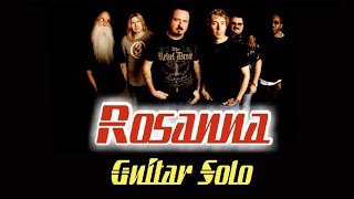 Toto - Rosanna (Guitar Solo) Backing Track