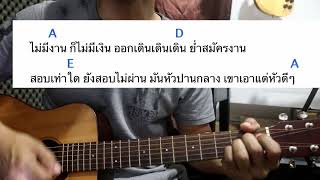 สอนเล่นกีตาร์ เพลงมหาลัย (คาราบาว) เล่นง่ายที่สุดในสามโลกแล้ว