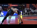 133 lbs 8 travis piotrowski illinois vs. austin assad michigan 2020 b1g wrestling