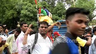 Walk a mile along with Shri Jagannath -devotees walk along the chariots at Rath Yatra