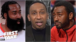 John Wall isn't enough to make James Harden stay with the Rockets - Stephen A. | First Take