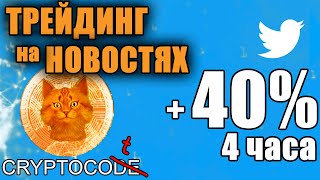 Торговая стратегия на основе новостей о криптовалютах, Как торговать на новостях в Твиттер на Бинанс