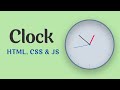How to Create Analog Clock using HTML CSS and JavaScript