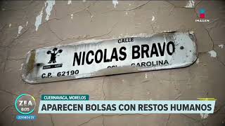 Hallan bolsas negras con restos humanos en Cuernavaca, Morelos | Noticias con Francisco Zea