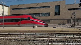 Treno Frecciarossa 1000 con ETR400.51 in transito a Firenze Rifredi (11/10/2023)