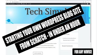 Starting Your Own WordPress Blog Site On Ionos Web Hosting - From Scratch In Under An Hour -