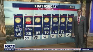 Wildfire smoke, hot temperatures in Seattle this weekend | FOX 13 Seattle