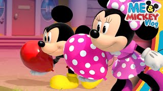 Balloon Race Game with Mickey and Minnie 🎈 | Me & Mickey | Vlog 54 | @disneyjunior​