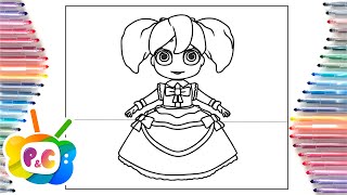 Poppy Playtime doll coloring page/Poppy playtime coloring/MILANE &Greg Aven - Like You [NCS Release]