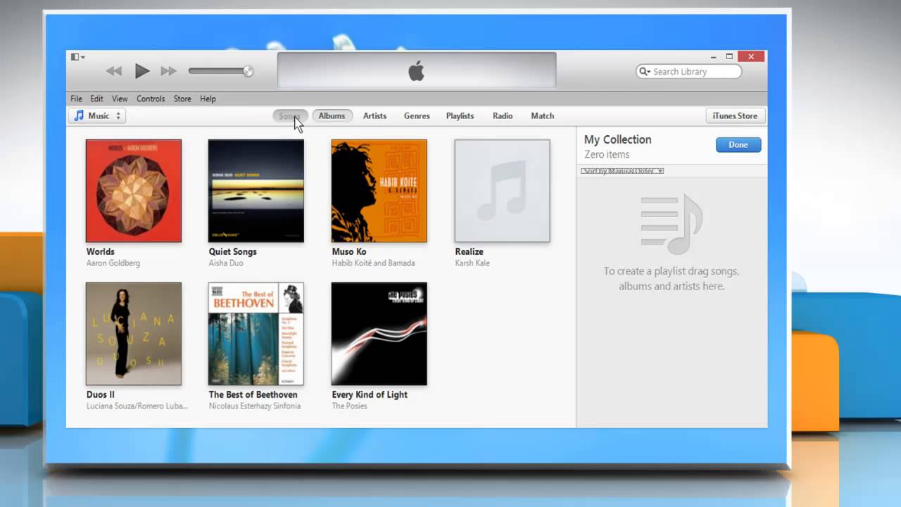 How To Create Song Playlist In ITunes® On A Windows® 8 PC - YouTube