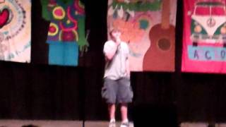 ACC Choir Camp 2011-Talent Show-Lance Nix singing Hello