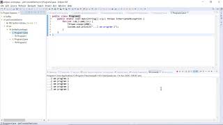 How to run two java programs simultaneously in eclipse?